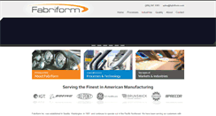 Desktop Screenshot of fabriform.com